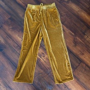 Mustard Velvet Pants